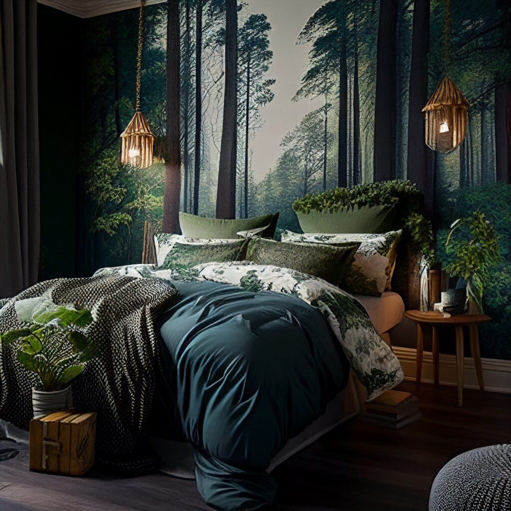 Forest Themed Bedroom Ideas For Relaxing And Inspiring Space 1024x1024 