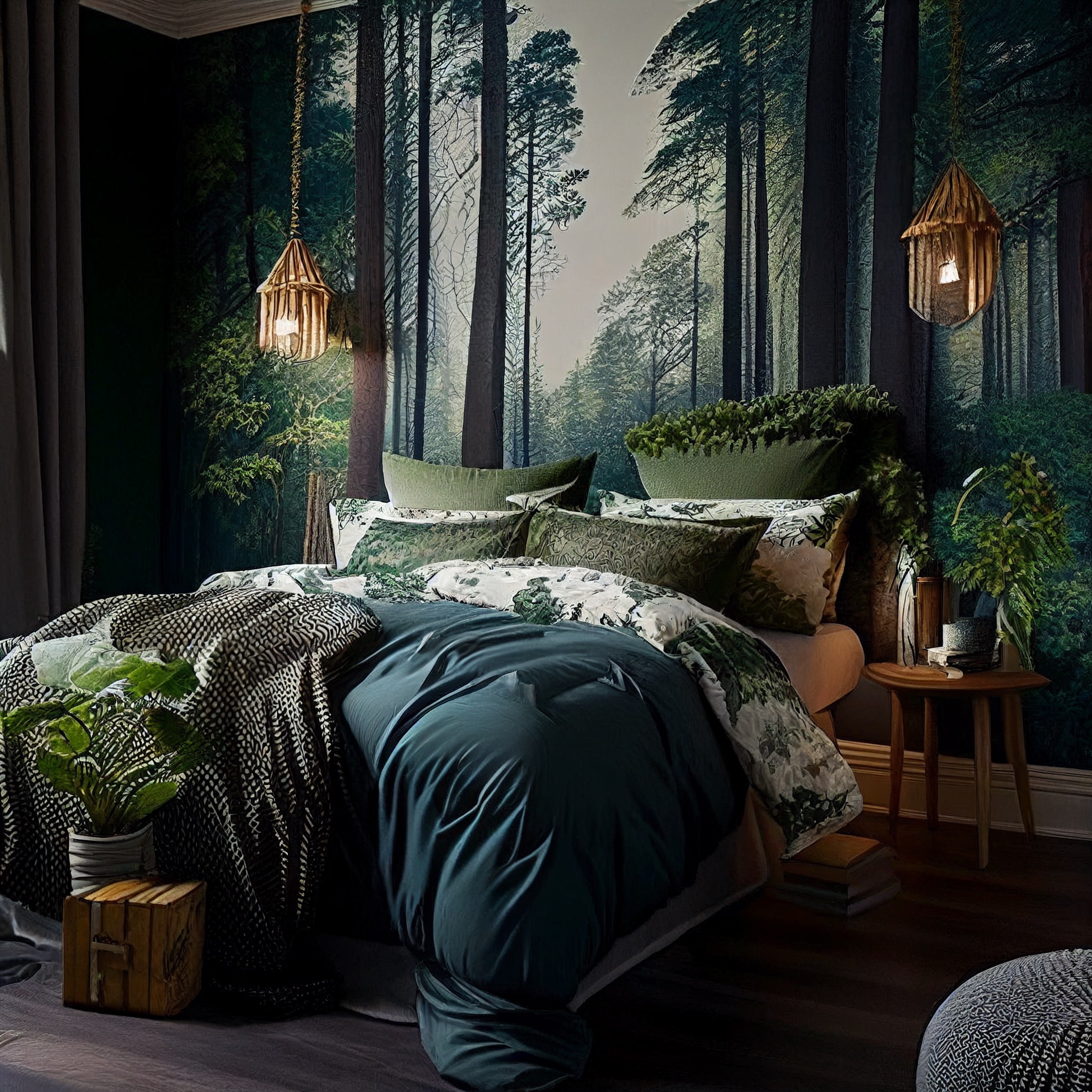 Forest Themed Bedroom Ideas For Relaxing And Inspiring Space 