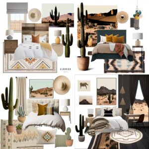 desert-themed room concepts, desert decor ideas