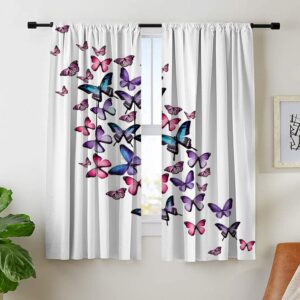 butterfly-themed room curtains
