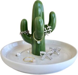 cactus desert ring holder, desert decor ring holder