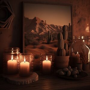desert-inspired lighting
