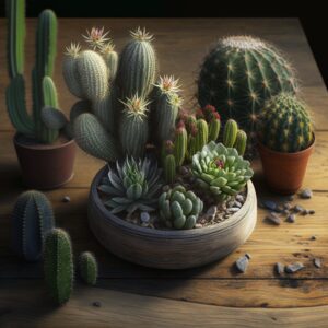 cactus and succulents for desert house decor