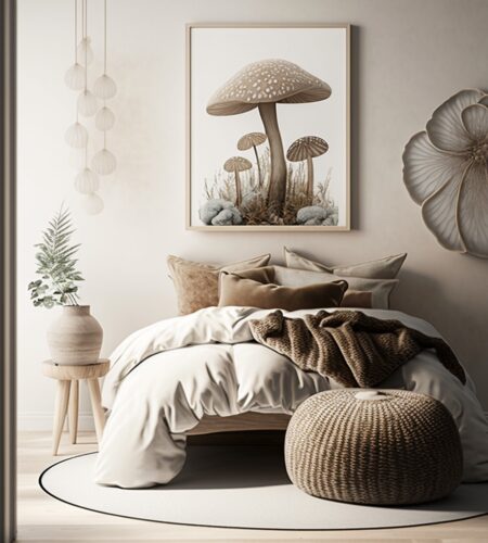 19 ideas for creating a mushroom themed room