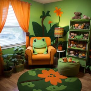frog-inspired nursery