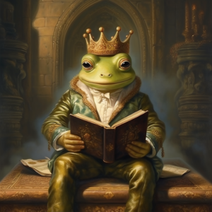 frog prince artwork for kids room