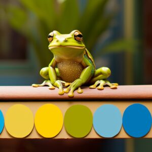 frog themed baby nursery color palette ideas