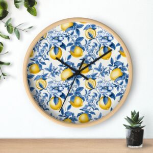 Lemon wall clock