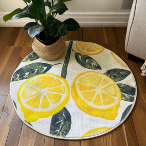 lemon inspired rug