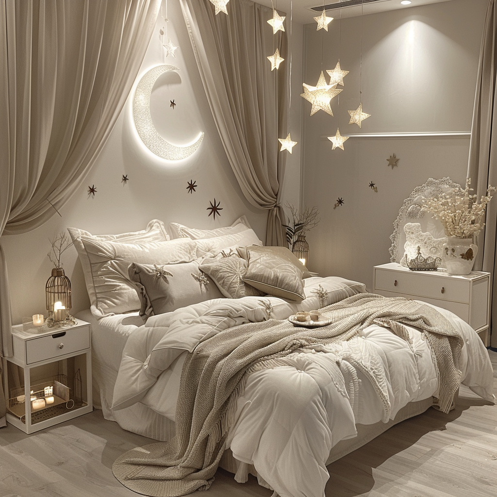 19 Mesmerizing Moon-Themed Bedroom Ideas - hausvibe