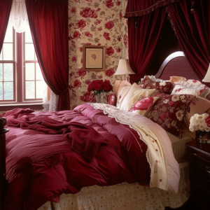 rose-themed bedroom moods