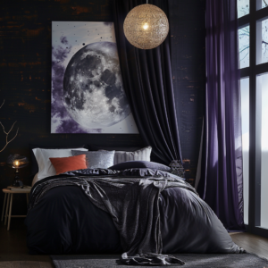 moon colors bedroom theme