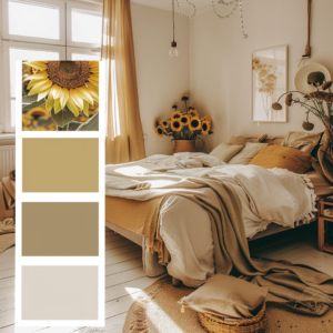 sunflower bedroom colors