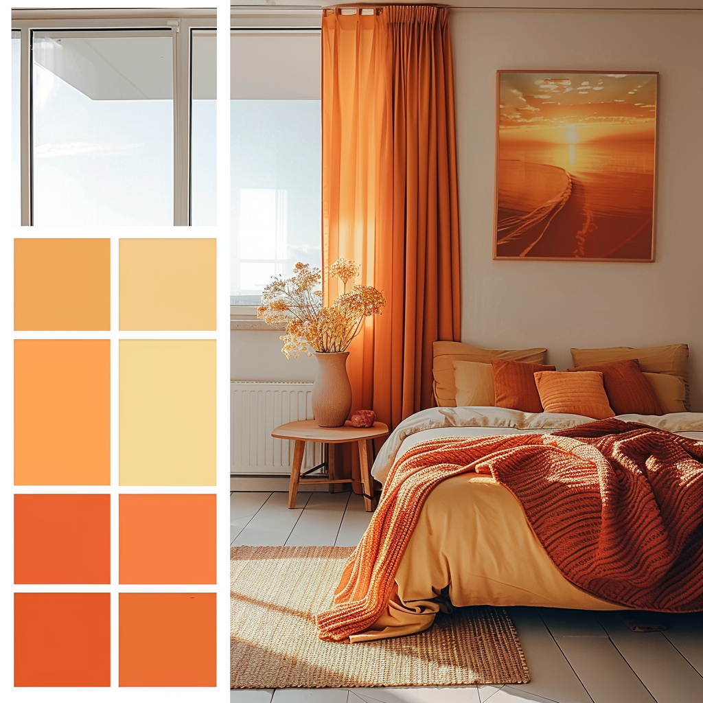 22 Sunset-Themed Bedroom Ideas For Creating A Warm Retreat - hausvibe