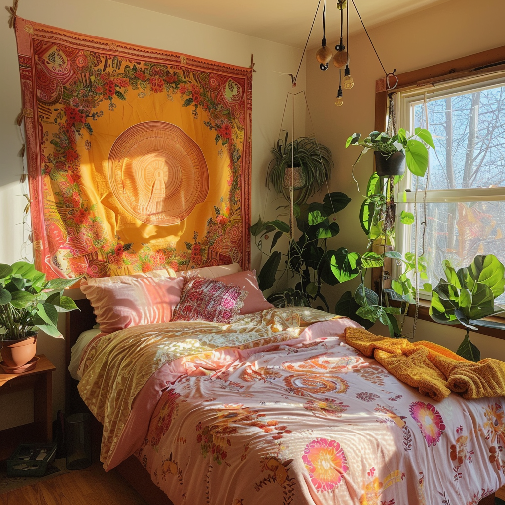 22 Sunset-Themed Bedroom Ideas For Creating A Warm Retreat - hausvibe