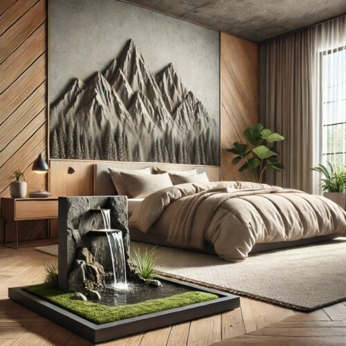 bedroom water feature