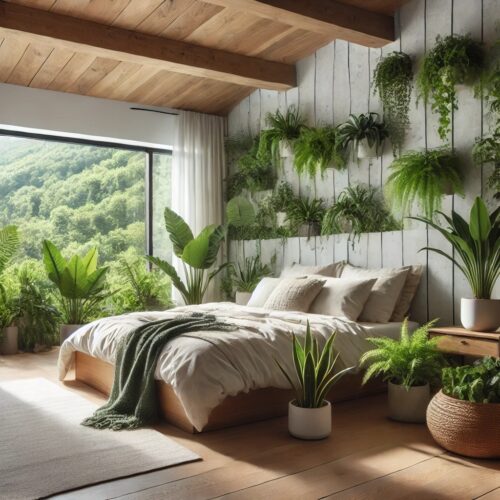 bedroom greenery ideas