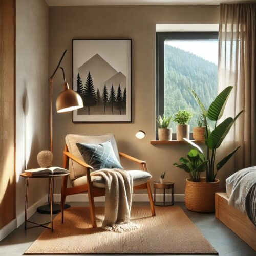 nature bedroom reading nook