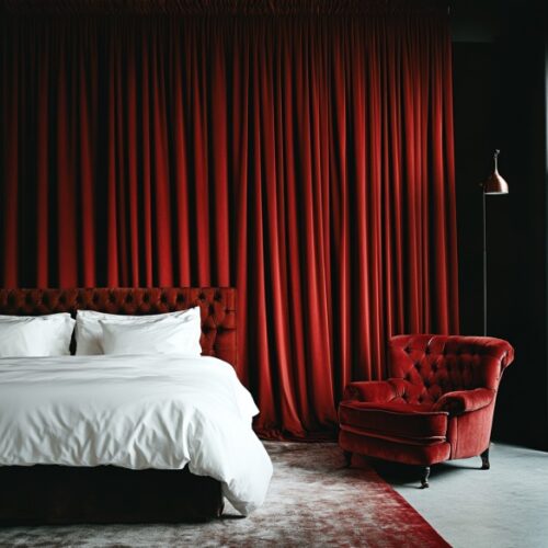stage curtains room decor, theatre bedroom ideas, broadway-themed bedroom ideas